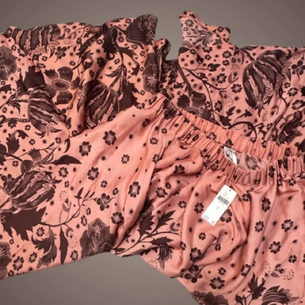 NWT By Anthropologie Florence Balducci Skirt Flowy Floral Asymmetrical Hem